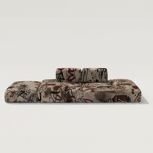 Graffiti Form Modular Sofa