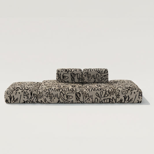 Graffiti-Inspired Modular Sofa